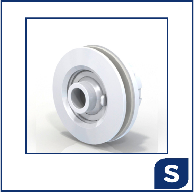 Retorno frente blanco ø 50mm - FV