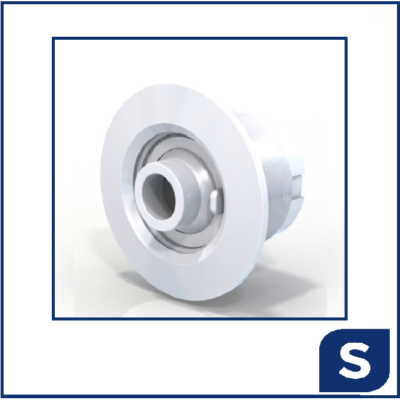 Retorno frente blanco ø 50mm – Hormigón