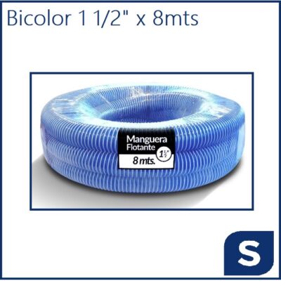 Manguera flotante 1 1/2″ – bicolor x 8m