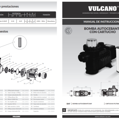 Bomba con filtro BAF 033 (AL)